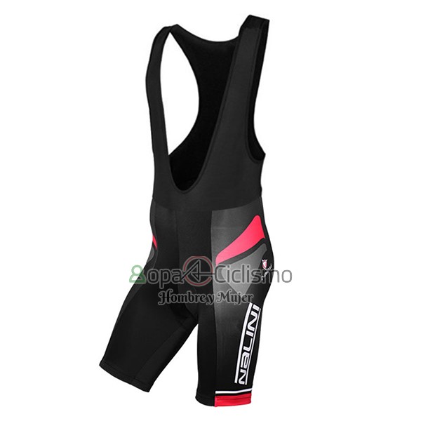 Nalini Salorno Ropa Ciclismo Culotte Corto 2017 Men Mangas Cortas Negro y Rojo