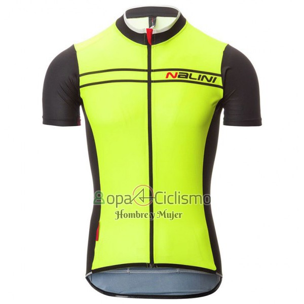 Nalini Sinello Ti Ropa Ciclismo Culotte Corto 2017 Men Mangas Cortas Verde