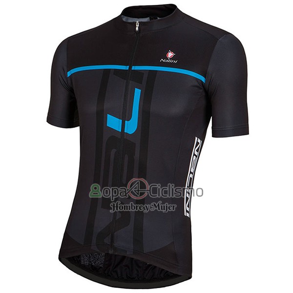 Nalini Speed Ropa Ciclismo Culotte Corto 2017 Men Mangas Cortas Negro y Azul