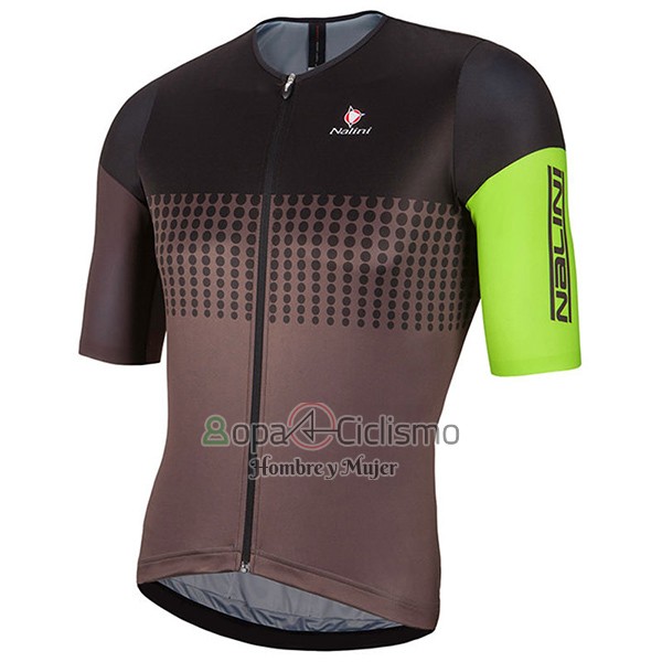 Nalini Velodromo Ropa Ciclismo Culotte Corto 2017 Men Mangas Cortas Brown