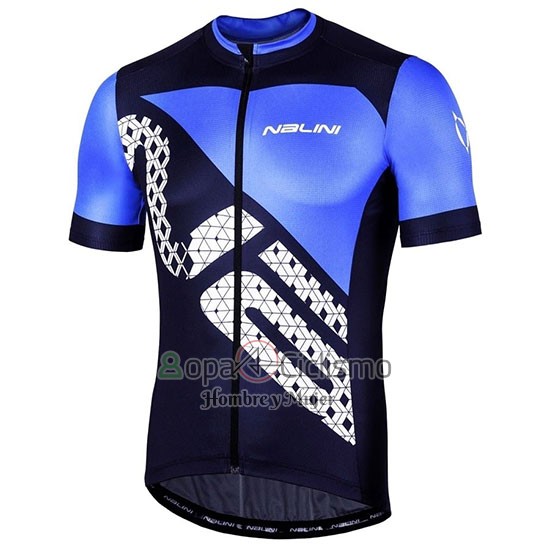 Nalini Volata 2.0 Ropa Ciclismo Culotte Corto 2019 Men Mangas Cortas Negro Azul
