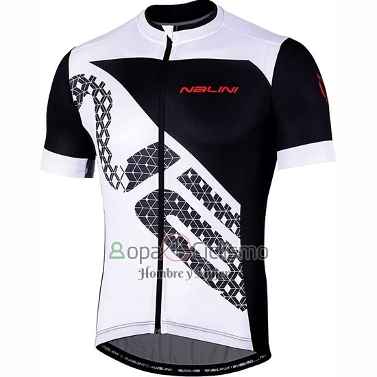 Nalini Volata 2.0 Ropa Ciclismo Culotte Corto 2019 Men Mangas Cortas Negro Blanco