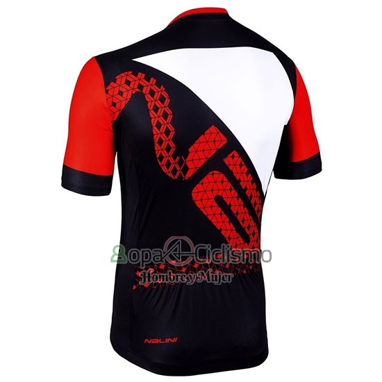 Nalini Volata 2.0 Ropa Ciclismo Culotte Corto 2019 Men Mangas Cortas Negro Rojo