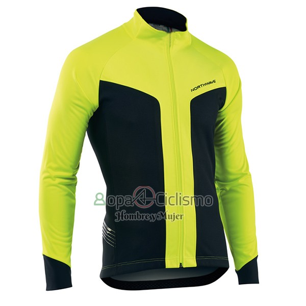 Nalini Northwave Ropa Ciclismo Culotte Largo 2017 Hombre Mangas Largas AMarillo y Negro