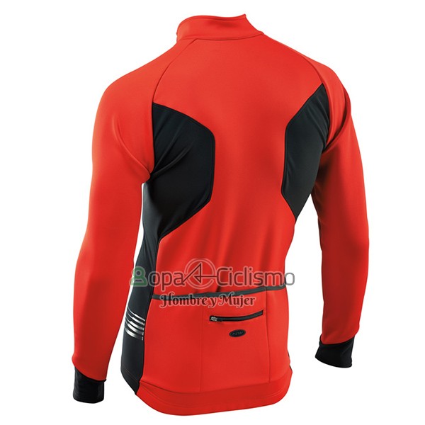 Nalini Northwave Ropa Ciclismo Culotte Largo 2017 Hombre Mangas Largas Rojo y Negro