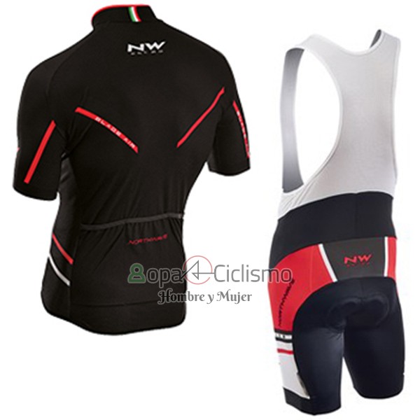 Northwave Blade Air Ropa Ciclismo Culotte Corto 2017 Hombre Mangas Cortas Negro y Rojo