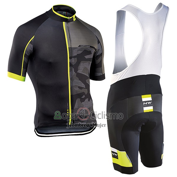Northwave Blade Ropa Ciclismo Culotte Corto 2017 Hombre Mangas Cortas Negro