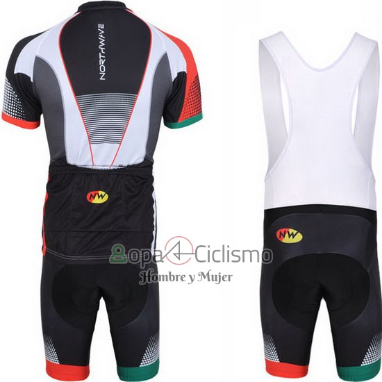 Northwave Ropa Ciclismo Culotte Corto 2013 Hombre Mangas Cortas Negro y Blanco