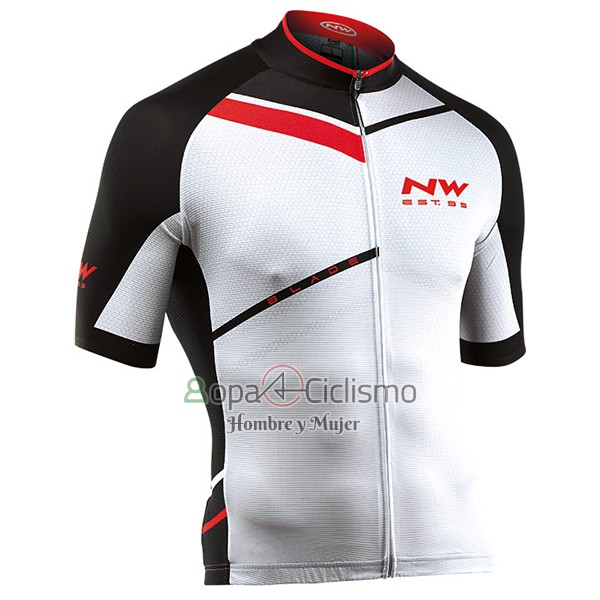 Northwave Ropa Ciclismo Culotte Corto 2017 Hombre Mangas Cortas Blanco