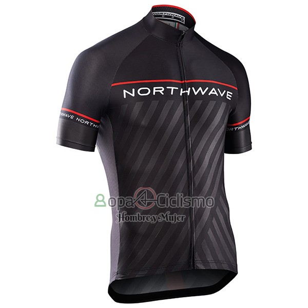 Northwave Ropa Ciclismo Culotte Corto 2017 Hombre Mangas Cortas Negro
