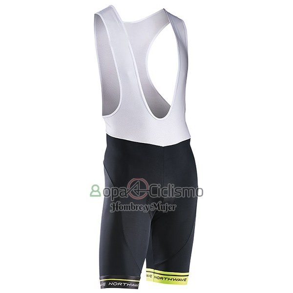 Northwave Ropa Ciclismo Culotte Corto 2017 Hombre Mangas Cortas Verde y Negro