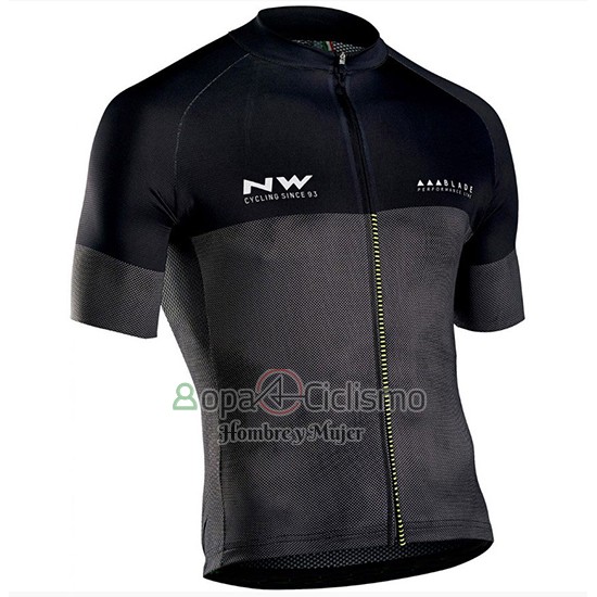 Northwave Ropa Ciclismo Culotte Corto 2018 Hombre Mangas Cortas Blade Negro