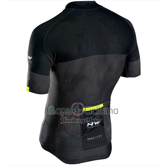 Northwave Ropa Ciclismo Culotte Corto 2018 Hombre Mangas Cortas Blade Negro