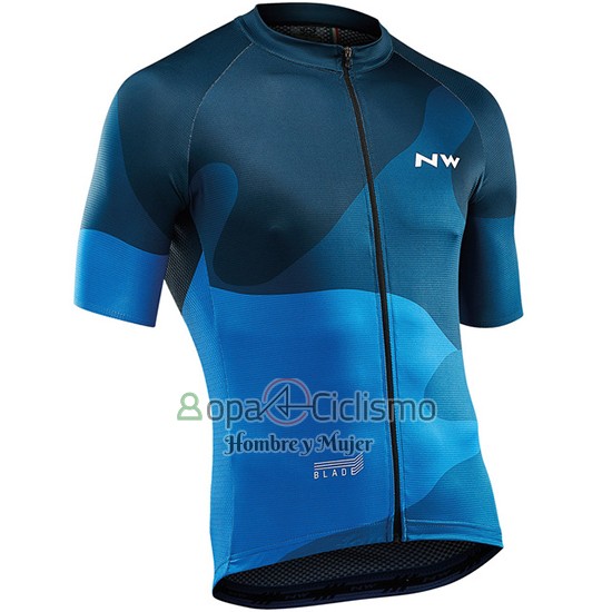 Northwave Ropa Ciclismo Culotte Corto 2019 Hombre Mangas Cortas Azul