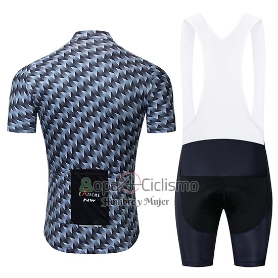 Northwave Ropa Ciclismo Culotte Corto 2019 Hombre Mangas Cortas Gris Naranja