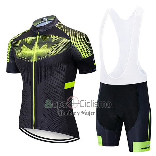 Northwave Ropa Ciclismo Culotte Corto 2019 Hombre Mangas Cortas Negro Verde