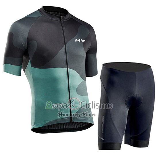 Northwave Ropa Ciclismo Culotte Corto 2019 Hombre Mangas Cortas Verde