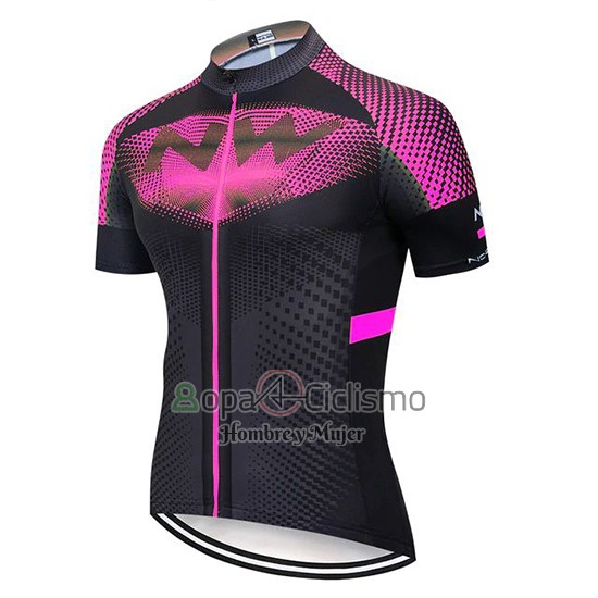 Northwave Ropa Ciclismo Culotte Corto 2020 Hombre Mangas Cortas Fucsia Negro