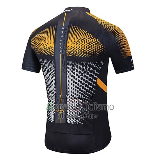 Northwave Ropa Ciclismo Culotte Corto 2020 Hombre Mangas Cortas Naranja Negro