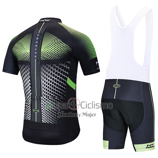 Northwave Ropa Ciclismo Culotte Corto 2020 Hombre Mangas Cortas Negro Blanco Verde