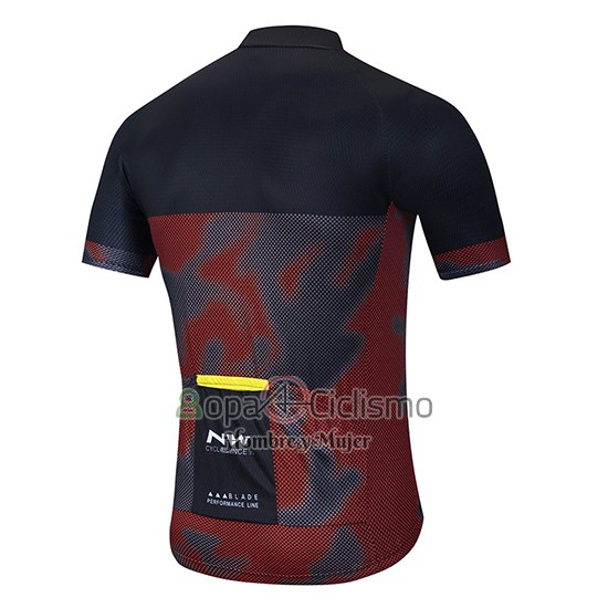 Northwave Ropa Ciclismo Culotte Corto 2020 Hombre Mangas Cortas Negro Gris Rojo