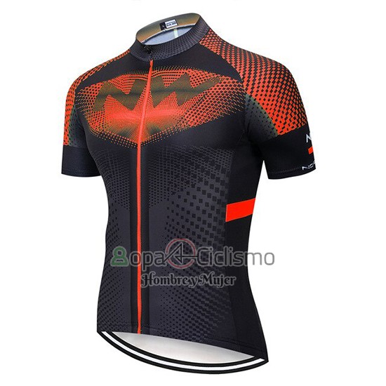Northwave Ropa Ciclismo Culotte Corto 2020 Hombre Mangas Cortas Negro Naranja