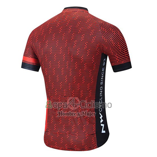 Northwave Ropa Ciclismo Culotte Corto 2020 Hombre Mangas Cortas Rojo Negro Blanco