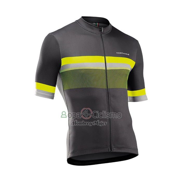 Northwave Ropa Ciclismo Culotte Corto 2021 Hombre Mangas Cortas AMarillo