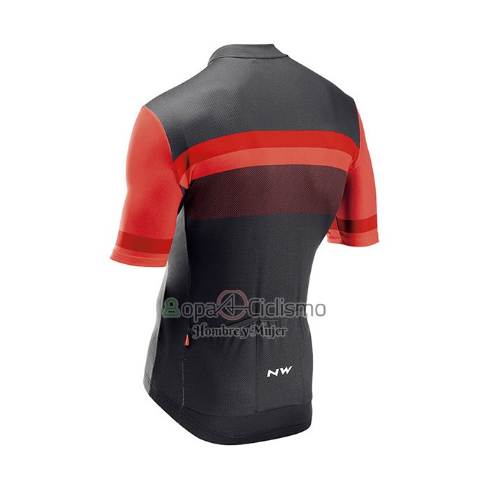 Northwave Ropa Ciclismo Culotte Corto 2021 Hombre Mangas Cortas Rojo