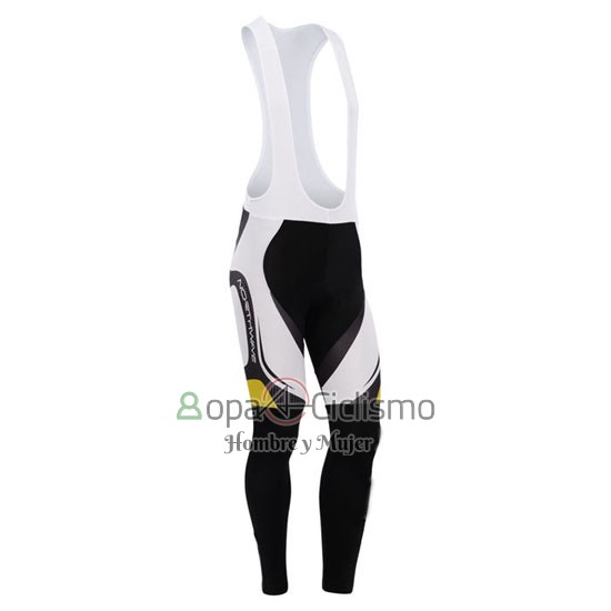 Northwave Ropa Ciclismo Culotte Largo 2015 Hombre Mangas Largas Negro y AMarillo