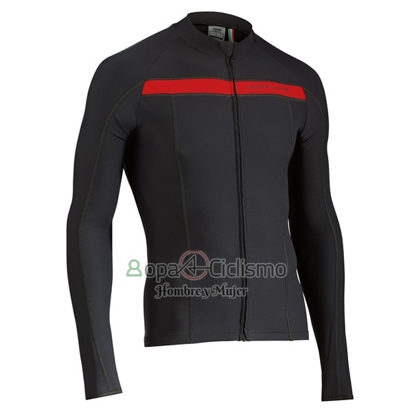 Northwave Ropa Ciclismo Culotte Largo 2017 Hombre Mangas Largas Negro