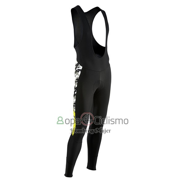 Northwave Ropa Ciclismo Culotte Largo 2017 Hombre Mangas Largas Negro y Camuflaje