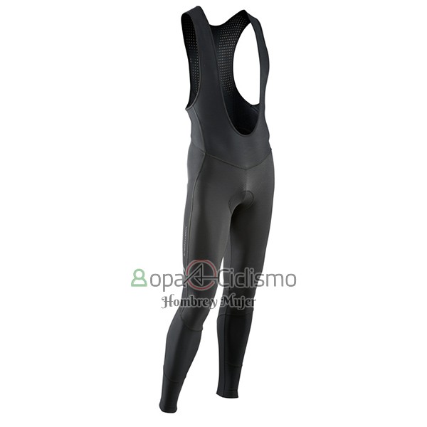 Northwave Ropa Ciclismo Culotte Largo 2017 Hombre Mangas Largas Negro y Verde