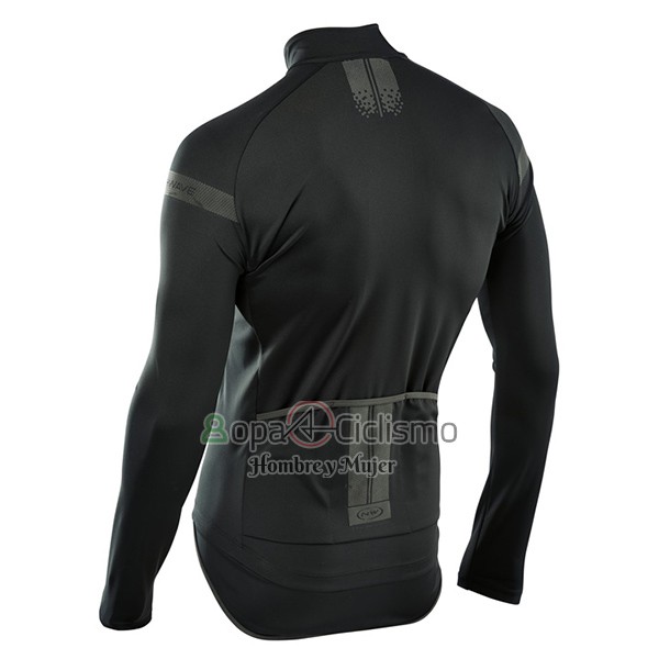 Northwave Ropa Ciclismo Culotte Largo 2017 Hombre Mangas Largas Profundo Negro
