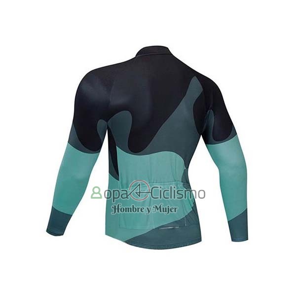 Northwave Ropa Ciclismo Culotte Largo 2020 Hombre Mangas Largas Negro Gris Verde