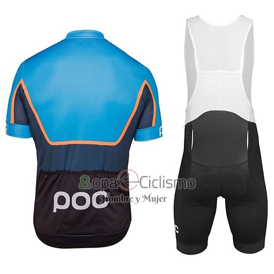 Poc Essential Road Block Ropa Ciclismo Culotte Corto 2018 Hombre Mangas Cortas Azul