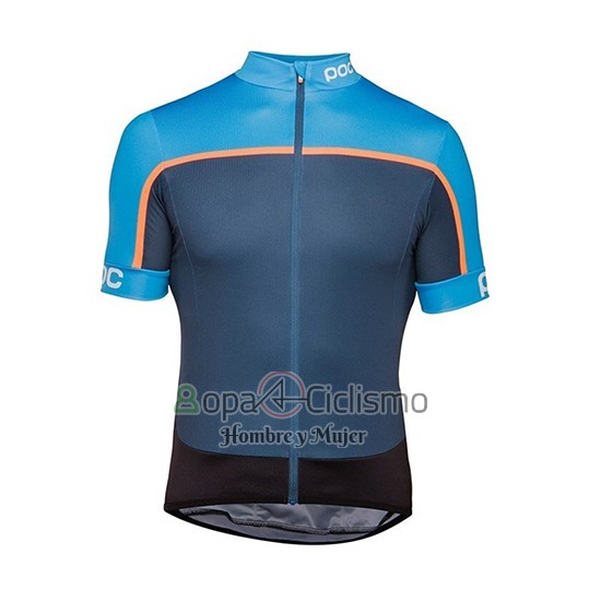 Poc Essential Road Block Ropa Ciclismo Culotte Corto 2018 Hombre Mangas Cortas Azul