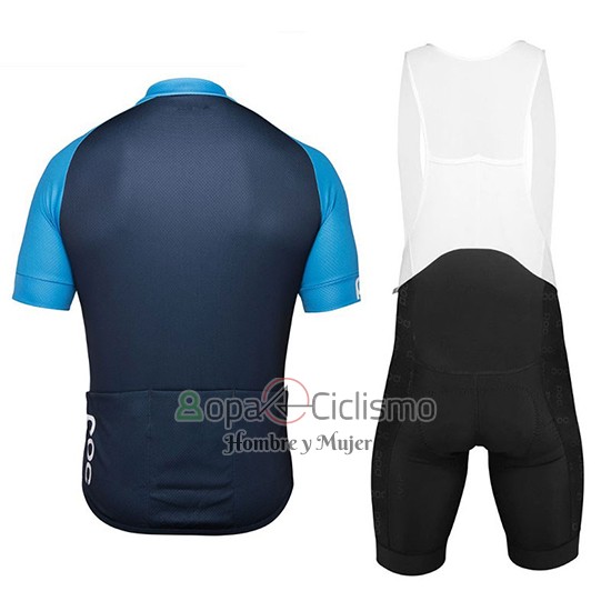 Poc Essential XC Ropa Ciclismo Culotte Corto 2018 Hombre Mangas Cortas Azul