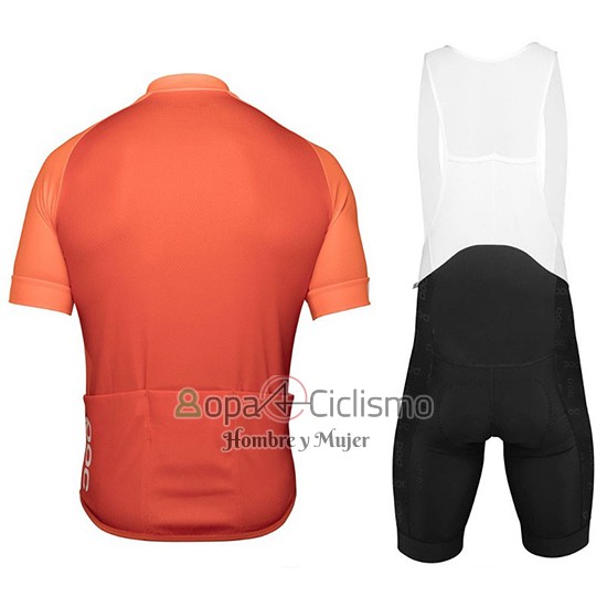 Poc Essential XC Ropa Ciclismo Culotte Corto 2018 Hombre Mangas Cortas Naranja