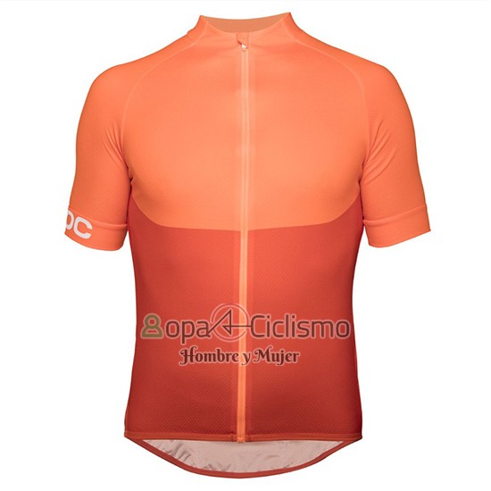 Poc Ropa Ciclismo Culotte Corto 2018 Hombre Mangas Cortas Naranja