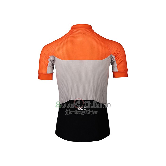 Poc Ropa Ciclismo Culotte Corto 2021 Hombre Mangas Cortas Naranja