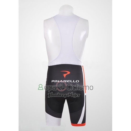 Pinarello Ropa Ciclismo Culotte Corto 2012 Hombre Mangas Cortas Rojo y Blanco