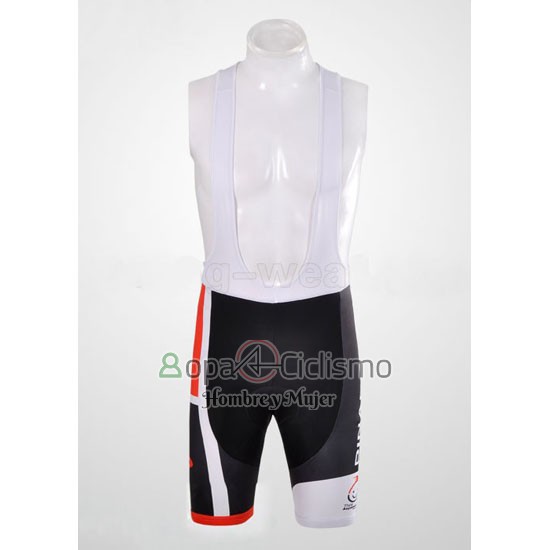 Pinarello Ropa Ciclismo Culotte Corto 2012 Hombre Mangas Cortas Rojo y Blanco