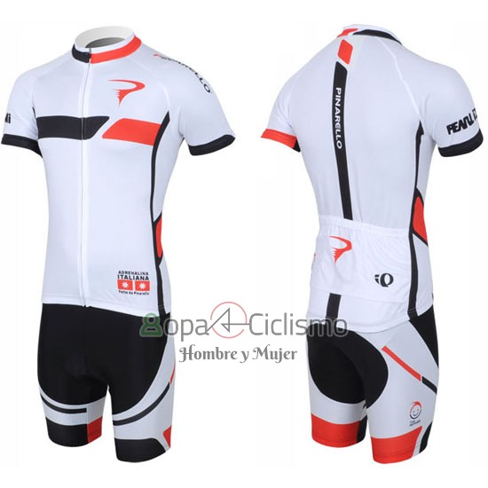 Pinarello Ropa Ciclismo Culotte Corto 2013 Hombre Mangas Cortas Negro y Blanco