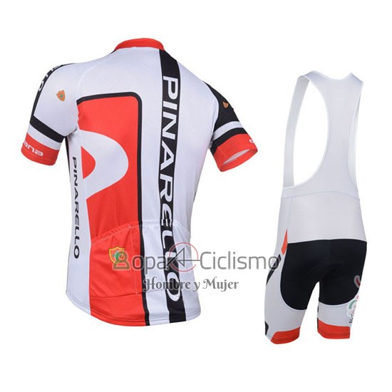 Pinarello Ropa Ciclismo Culotte Corto 2013 Hombre Mangas Cortas Rojo y Negro