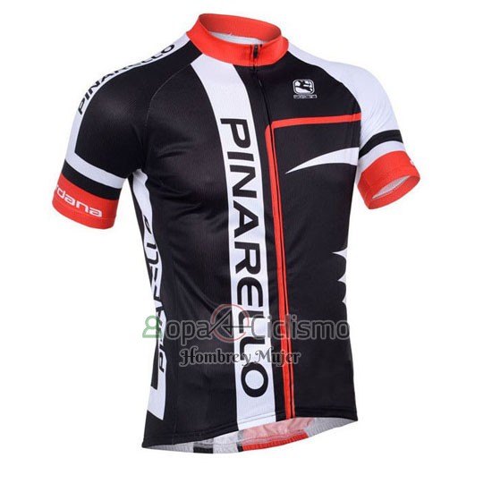 Pinarello Ropa Ciclismo Culotte Corto 2013 Hombre Mangas Cortas Rojo y Negro