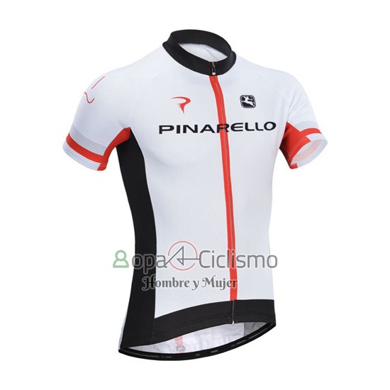 Pinarello Ropa Ciclismo Culotte Corto 2014 Hombre Mangas Cortas Negro y Blanco