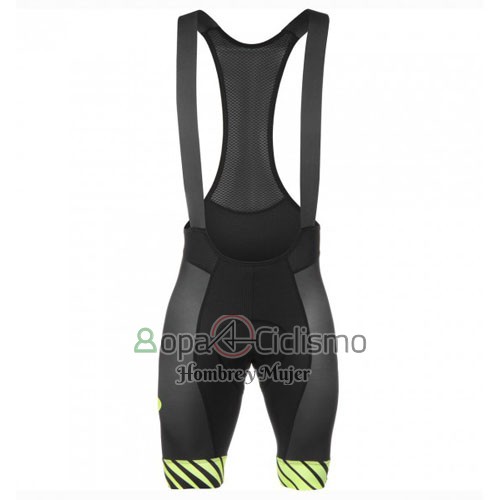 Pinarello Ropa Ciclismo Culotte Corto 2016 Hombre Mangas Cortas Negro y AMarillo