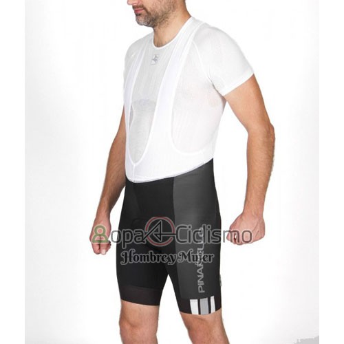 Pinarello Ropa Ciclismo Culotte Corto 2016 Hombre Mangas Cortas Negro y Blanco