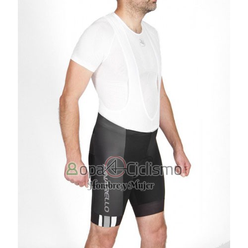 Pinarello Ropa Ciclismo Culotte Corto 2016 Hombre Mangas Cortas Negro y Blanco